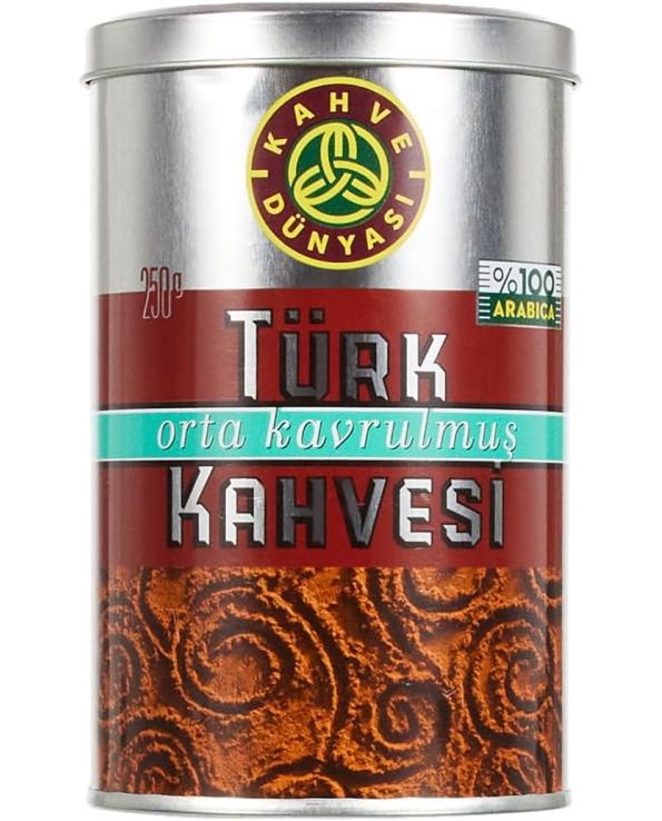 قهوة تركية محمصة وسط 250 جرام